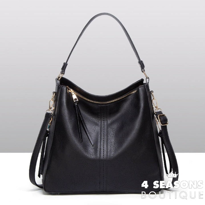 Bolsa De Couro Luxury Preto