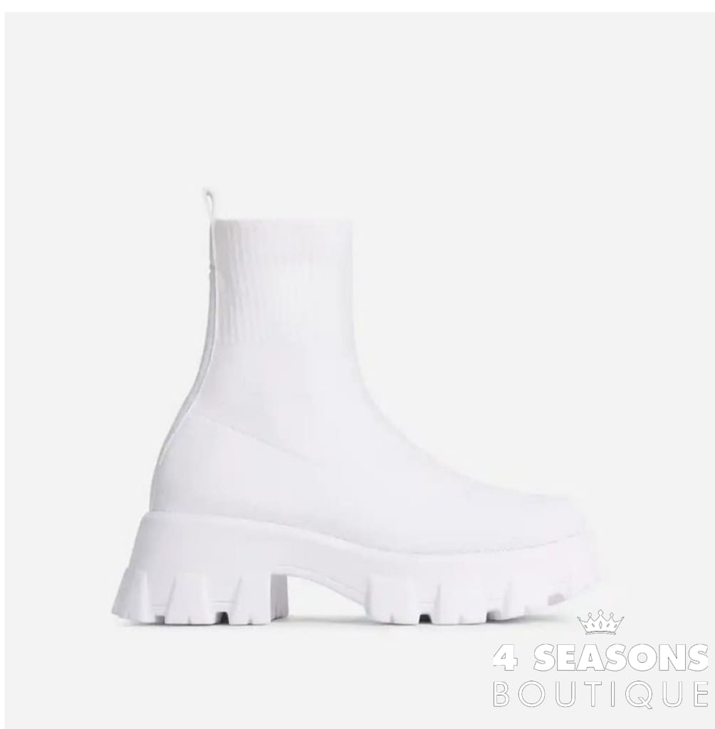 Bota Coturno Mia Branca / 34
