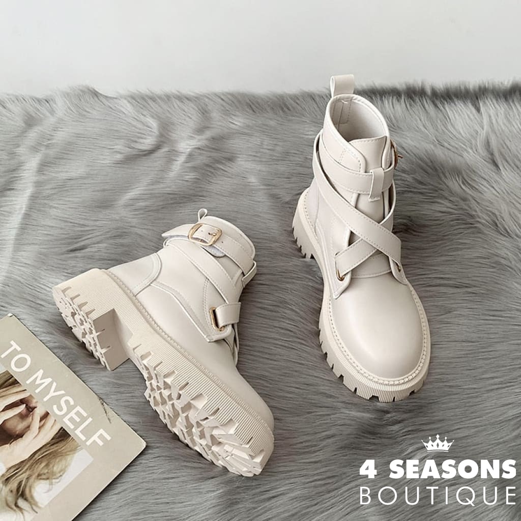 Bota Open Bege / 33