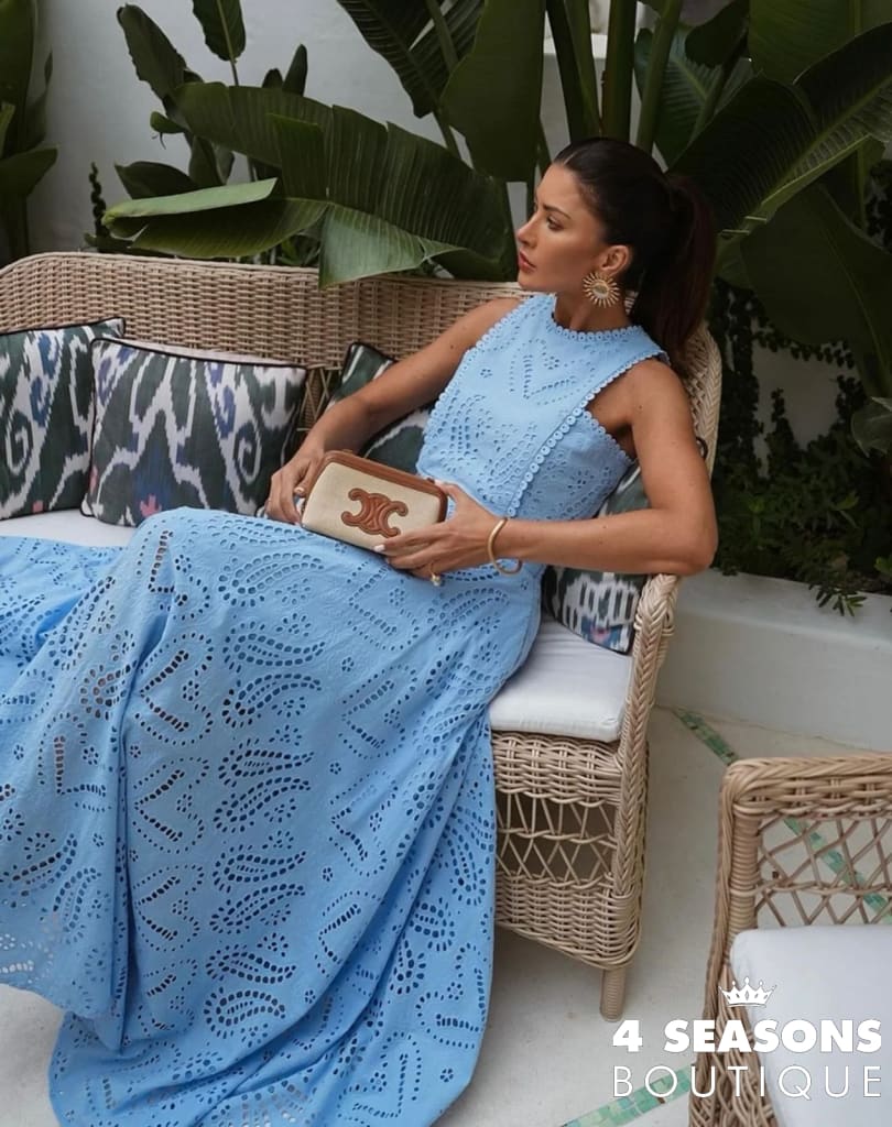 Briana Lace Elegant Cutout Top and Skirt Set