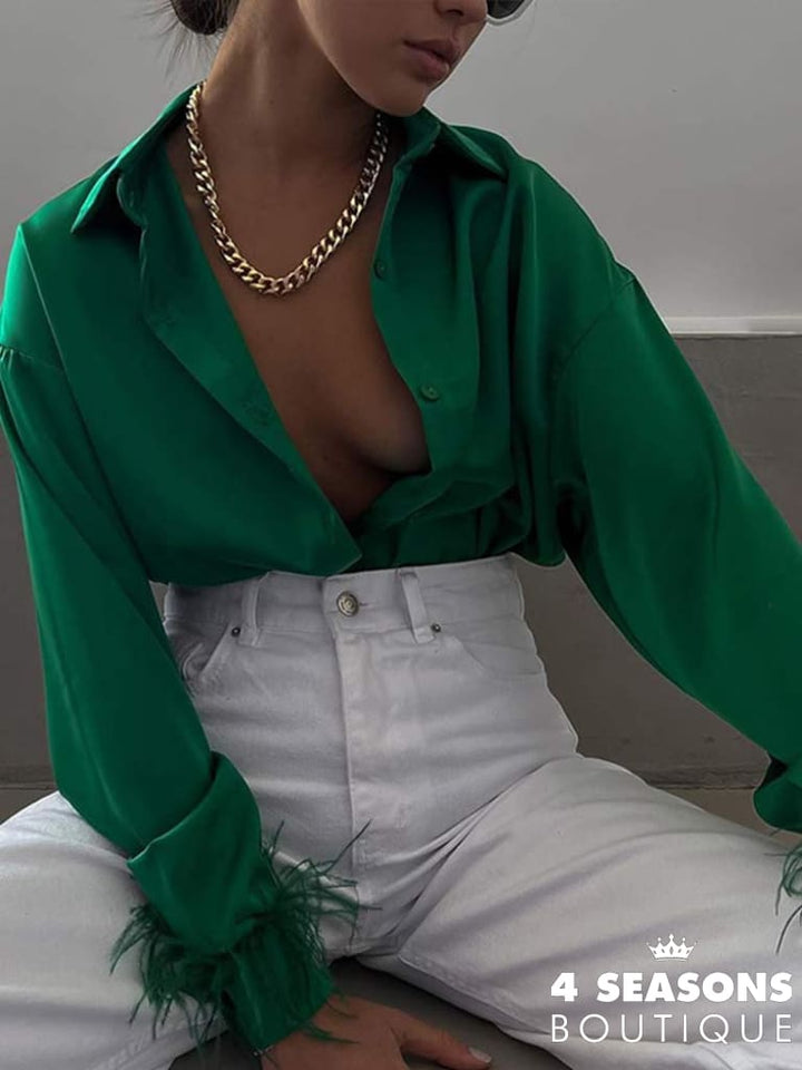 Camisa Cetim Manoela