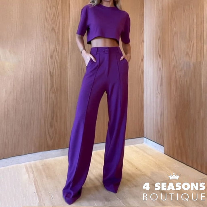 Conjunto Alberta Roxo / Gg