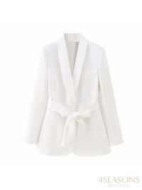 White blazer