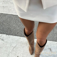 White skirt