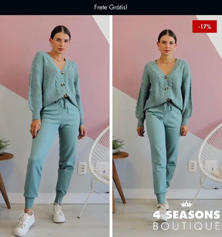 Conjunto Tricô Tânia