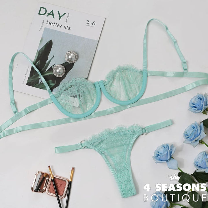 Ellolace Lingerie Verde Claro / P 3120601