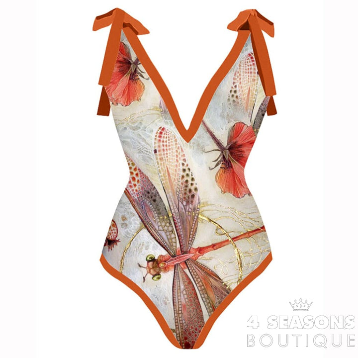 Retro Swimwear 2022 New One-Piece Swimsuits And Beach Cover Ups Women&#39;s Biquini Summer Beachwear