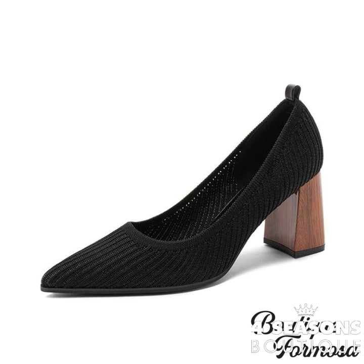 Sapato Bico Fino Wood Preto / 34 200001012