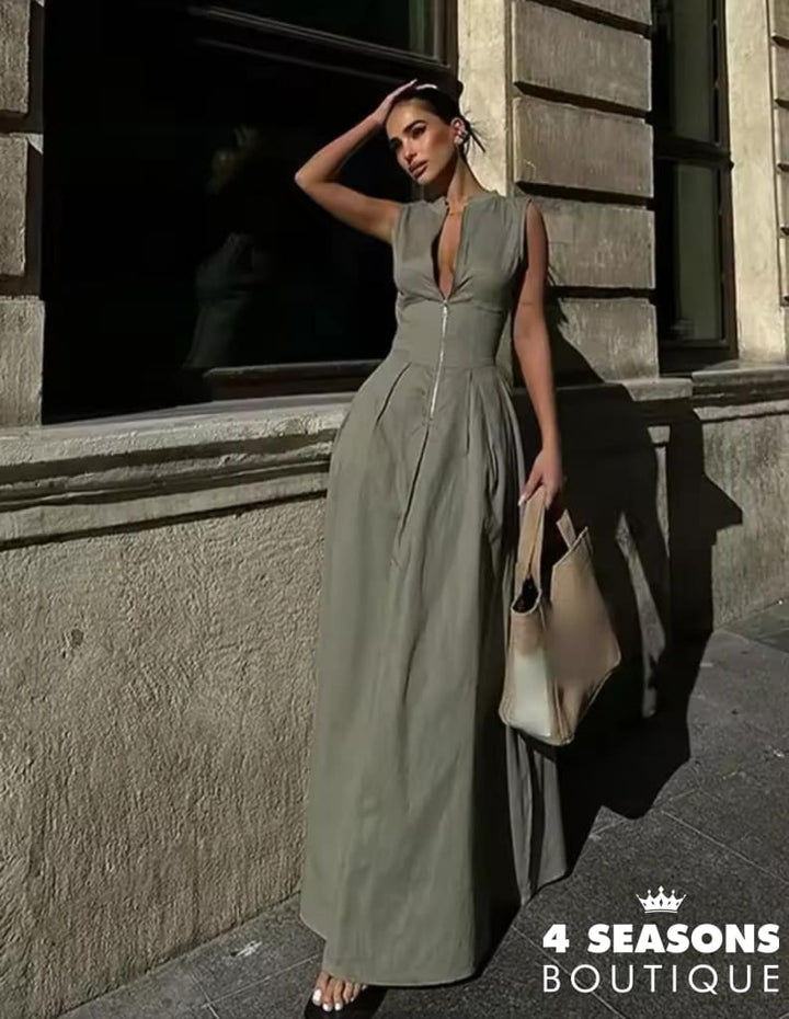 Vestido Apolo P / Verde Militar