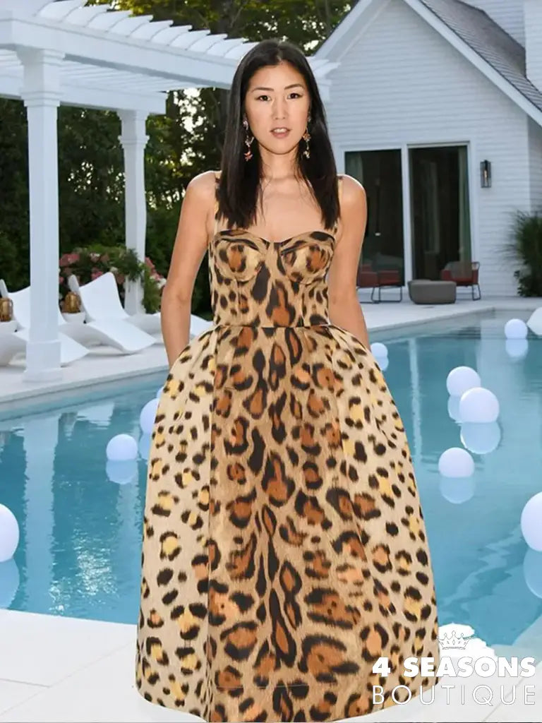 Vestido Núbia Animal Print / P