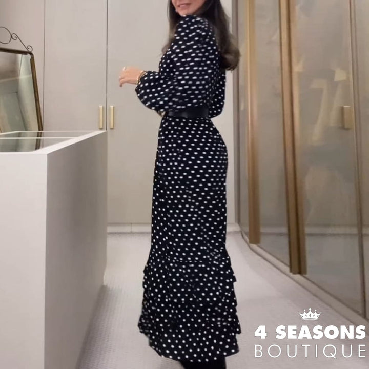 Vestido Poá Gardênia