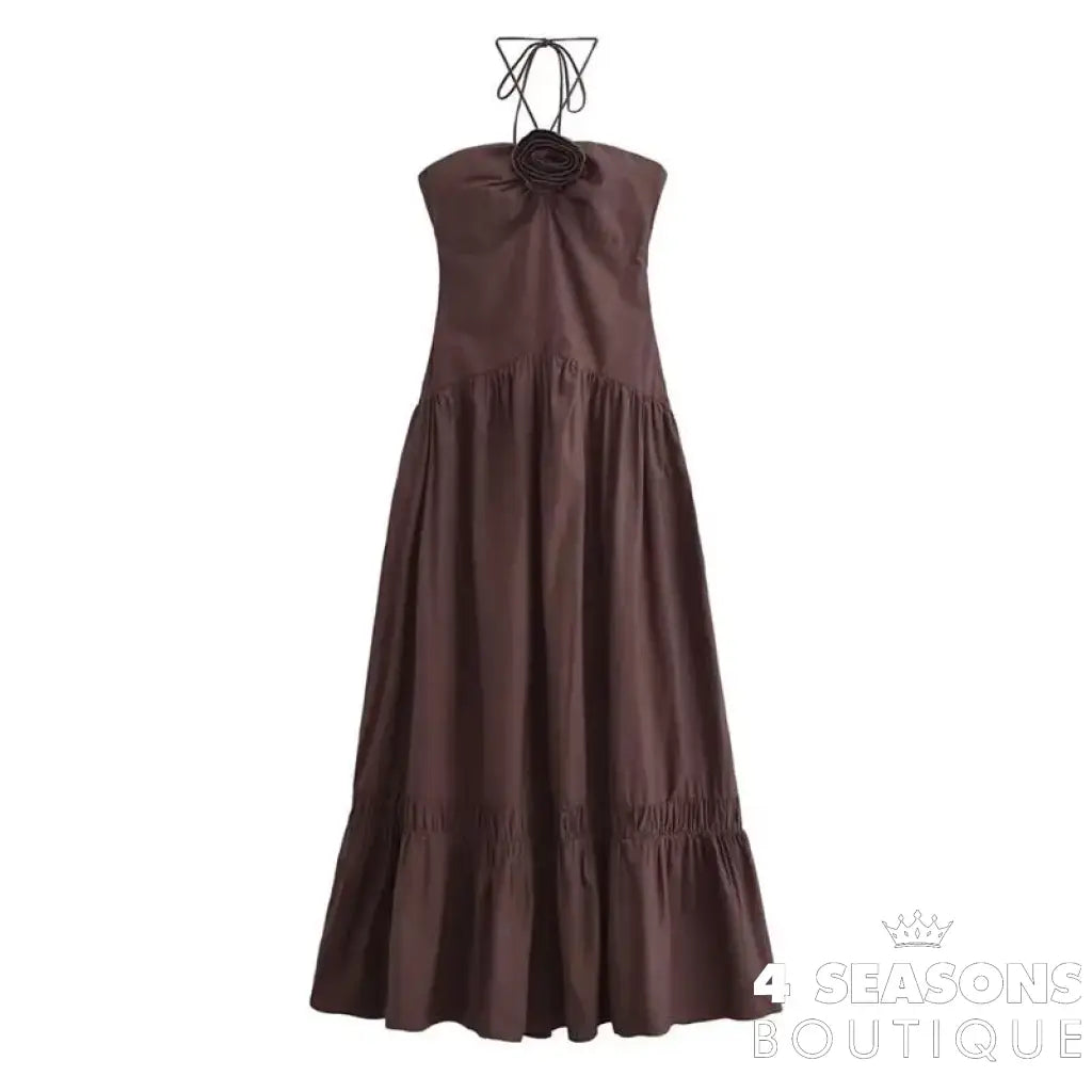Vestido Salvador Marrom / Pp