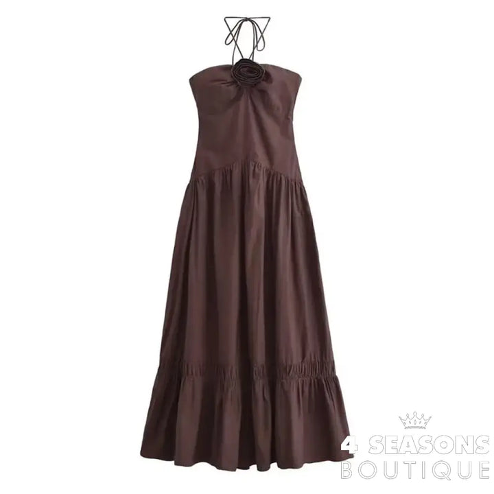 Vestido Salvador Marrom / Pp