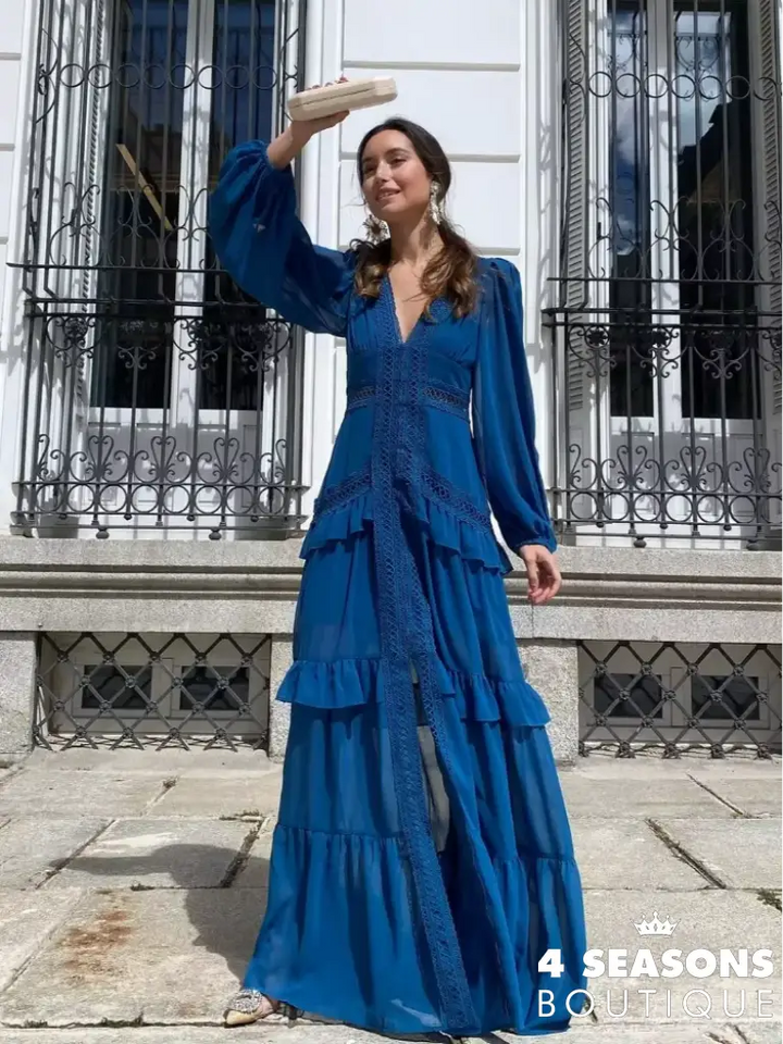 Vestido Sanches Azul Marinho / P